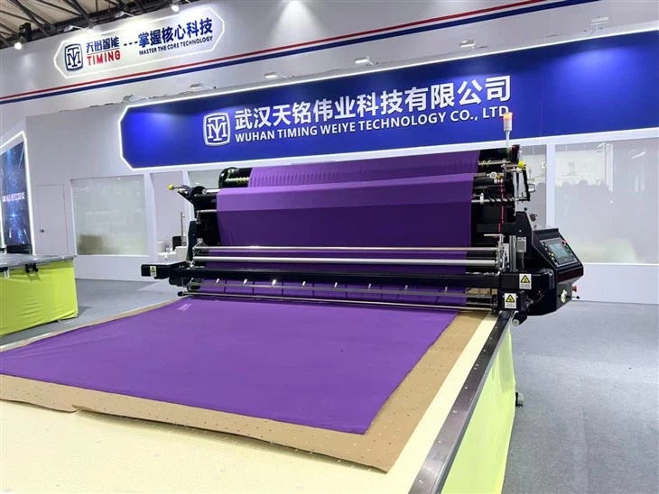 Mesin penyebaran kain rajutan sepenuhnya automatik